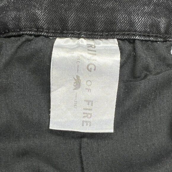 Ring Of Fire Men's Size 32 Black Slim Fit Jeans - Picture 11 of 12